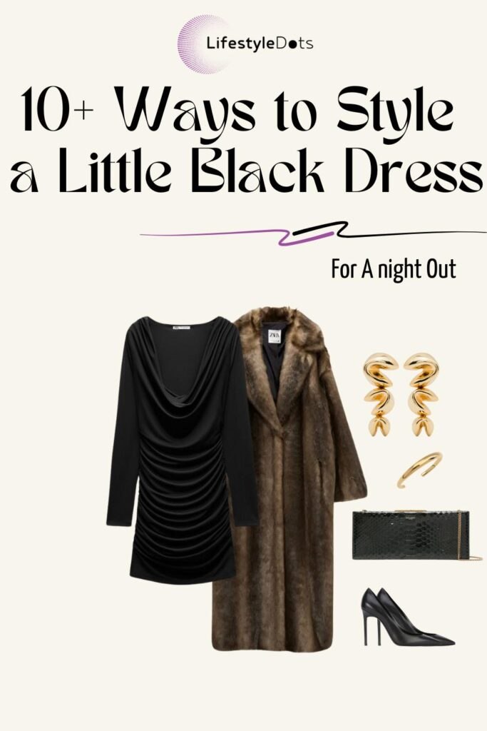 style a little black dress for a night out