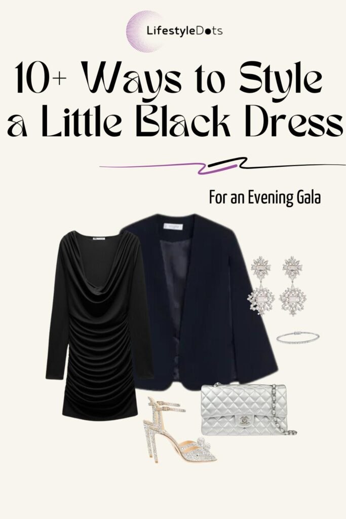 style an LBD for an evening gala