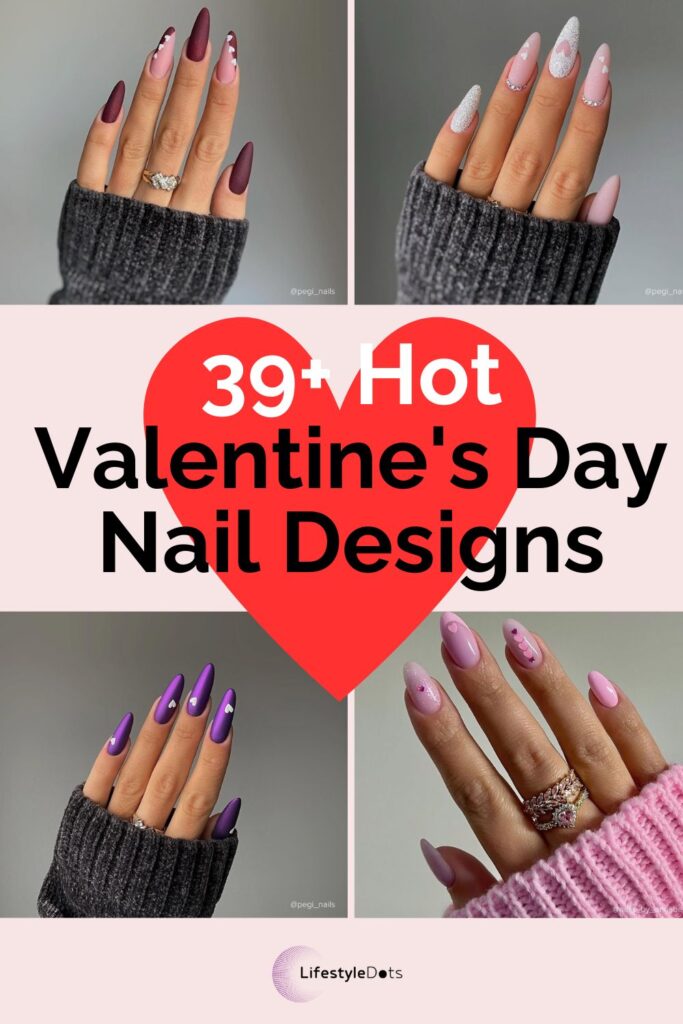 Hot Valentine's Day Nail Designs