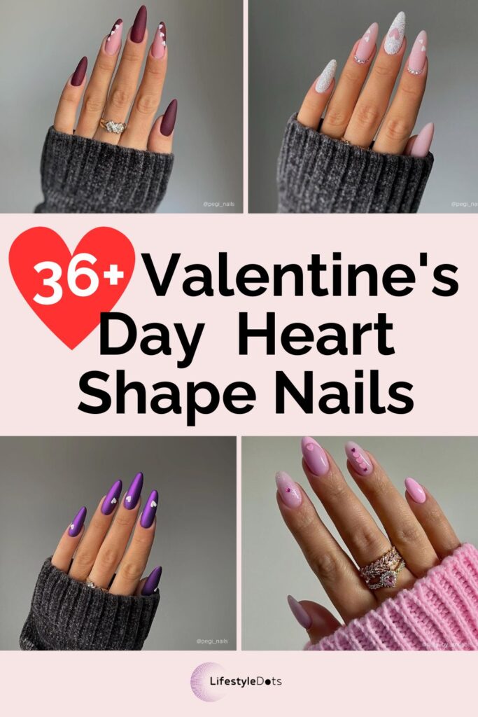 Heart Shape Nail Design Ideas